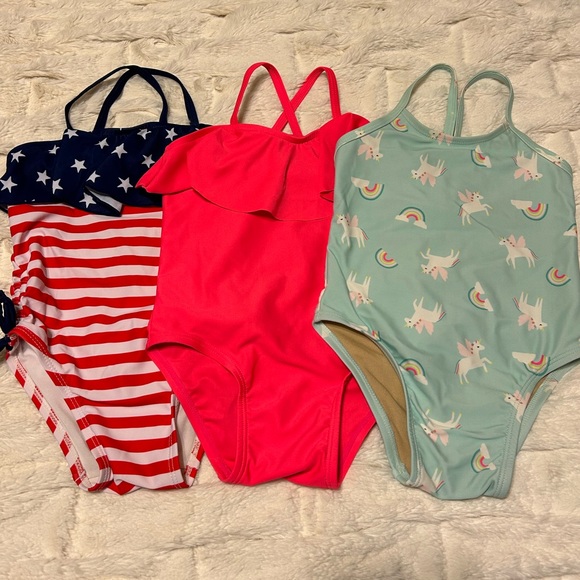 Old Navy Other - Lot of 3 Old Navy One Piece Swimsuits for Toddler - Size 3T